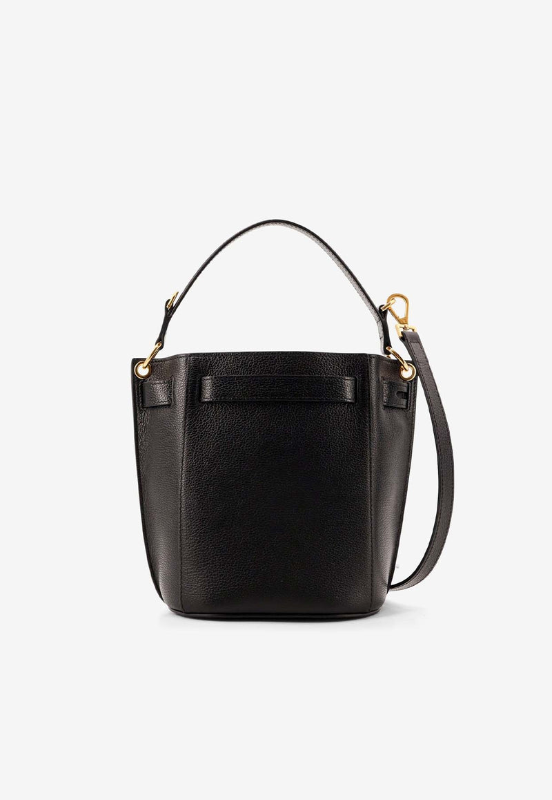 Tom Ford Mini Audrey Leather Bucket BagBlack S0481LCL429X_1N001