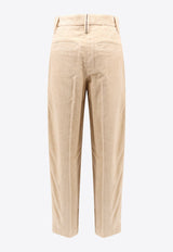 Brunello Cucinelli Straight-Leg Corduroy Pants Beige MP576P8562_C057