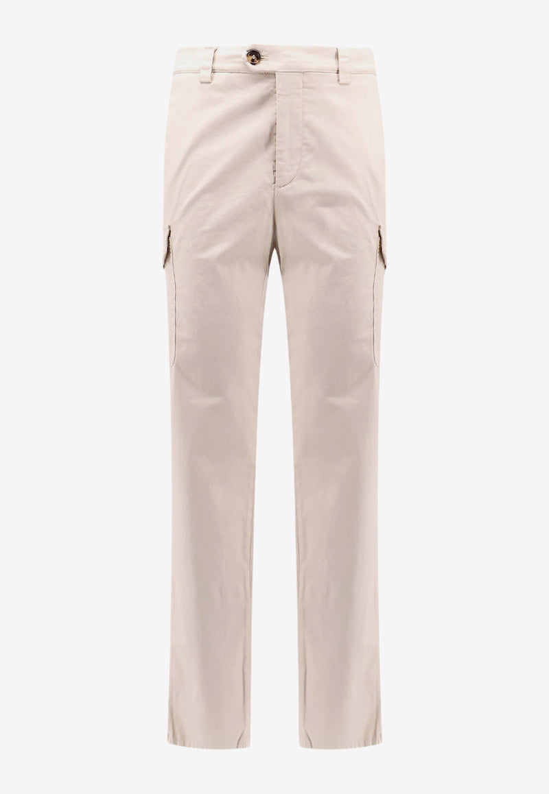 Brunello Cucinelli Straight-Leg Cargo Pants Beige M289LE1890_C6233