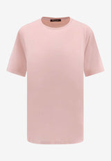 Loro Piana Solid Crewneck T-shirt Pink FAF6128_30IF