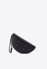 Maison Margiela Small Saffiano Leather Pouch Black SA2VL0018P6799_T8013