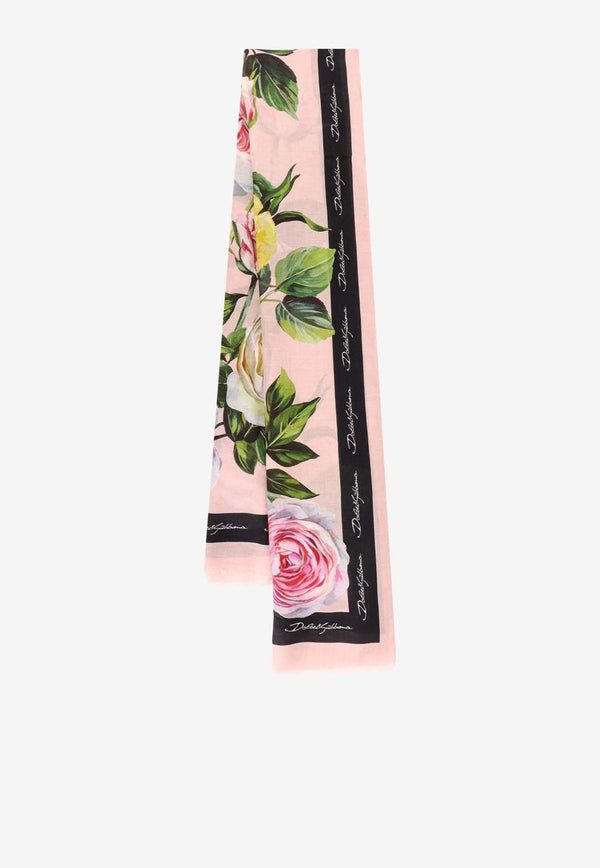 Dolce 
Gabbana Floral Print Modal-Blend Scarf FS184AGDCUP_HF5IY