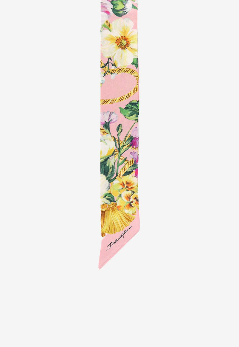 Dolce 
Gabbana Floral Print Silk Headscarf FS215AGDCUT_HH5JC