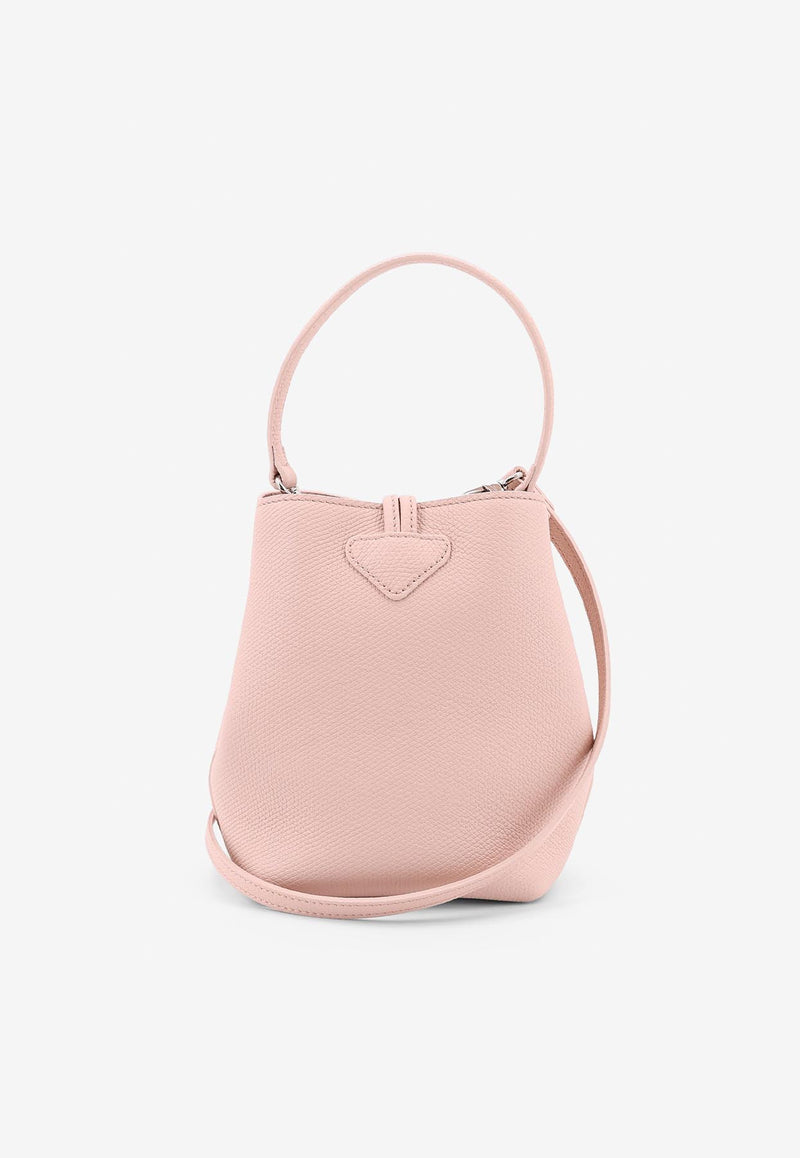 Longchamp XS Le Roseau Bucket Bag Pink 10279HFP_P90