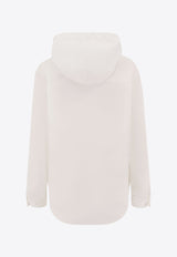 Alaïa Hooded Buttoned Shirt White AA9C0969T611A_000