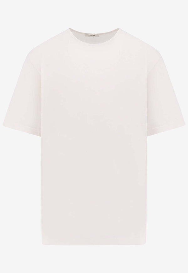 Lemaire Basic Crewneck T-shirt White TO1335LJ1018_WH001