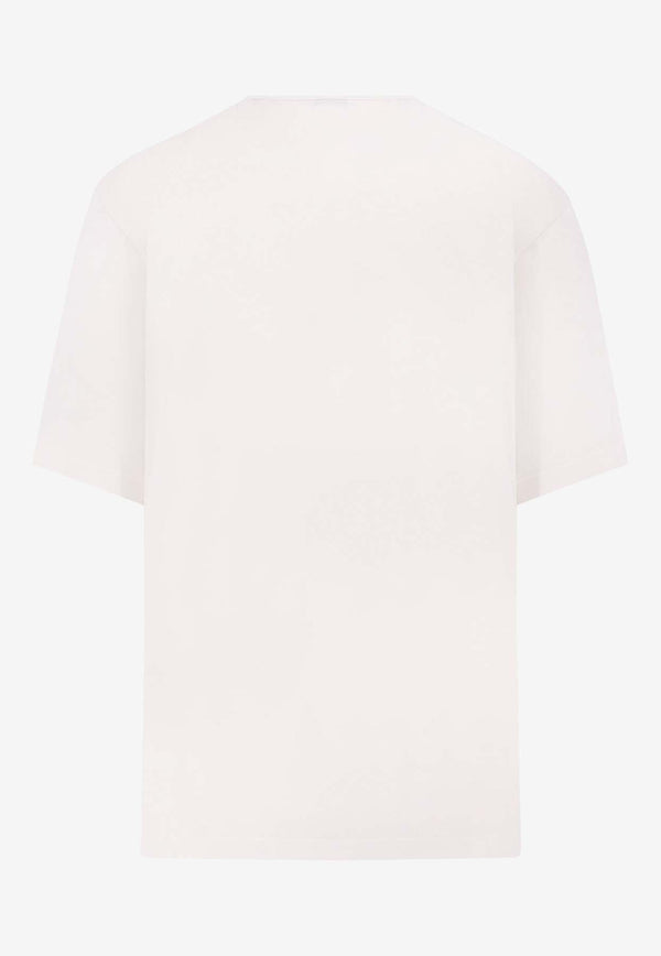 Lemaire Basic Crewneck T-shirt White TO1335LJ1018_WH001