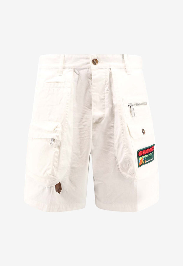 Dsquared2 Boxer Cargo ShortsWhite S74MU0875S41794_100