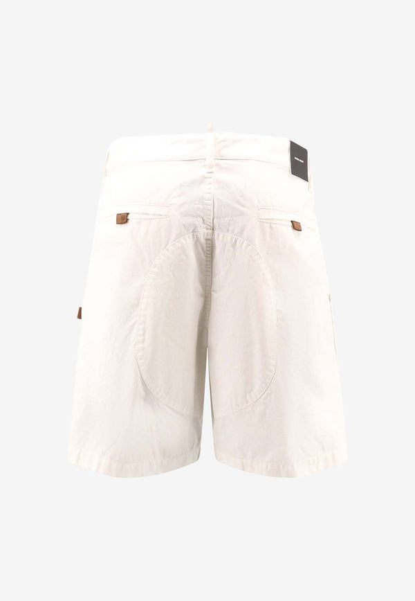 Dsquared2 Boxer Cargo ShortsWhite S74MU0875S41794_100