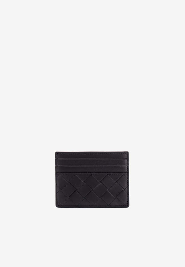 Bottega Veneta Intrecciato Leather Cardholder Black 795612VCPQ3_8803