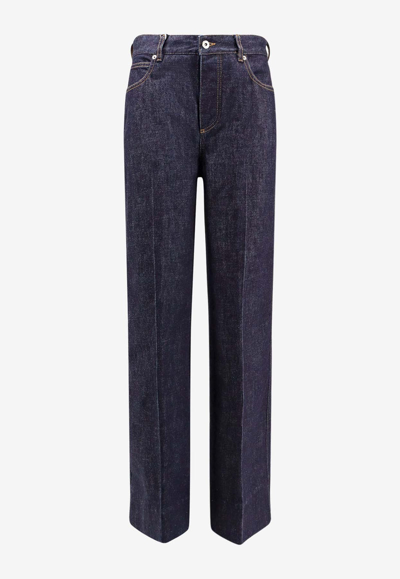 Bottega Veneta Soft Palazzo High-Rise Jeans Indigo 813509V0W20_4245