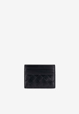 Bottega Veneta Intrecciato Nappa Leather Cardholder Black 796324VCPP3_8425