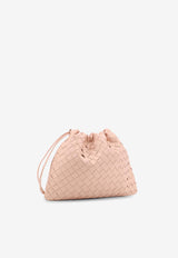 Bottega Veneta Dustbag Intrecciato Leather Clutch Cameo 796728V3IV1_6805