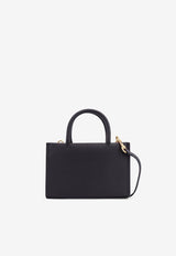 Tory Burch Mini Ella Leather Tote Bag Black 145613_001