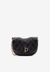 Burberry Rocking Horse Quilted Leather Crossbody Bag Black 8104628_A1189