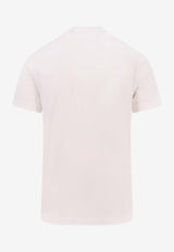 Burberry EKD Check Patch T-shirt White 8102254_B7078