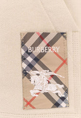 Burberry EKD Patch Drawstring Hoodie Beige 8103513_A1740