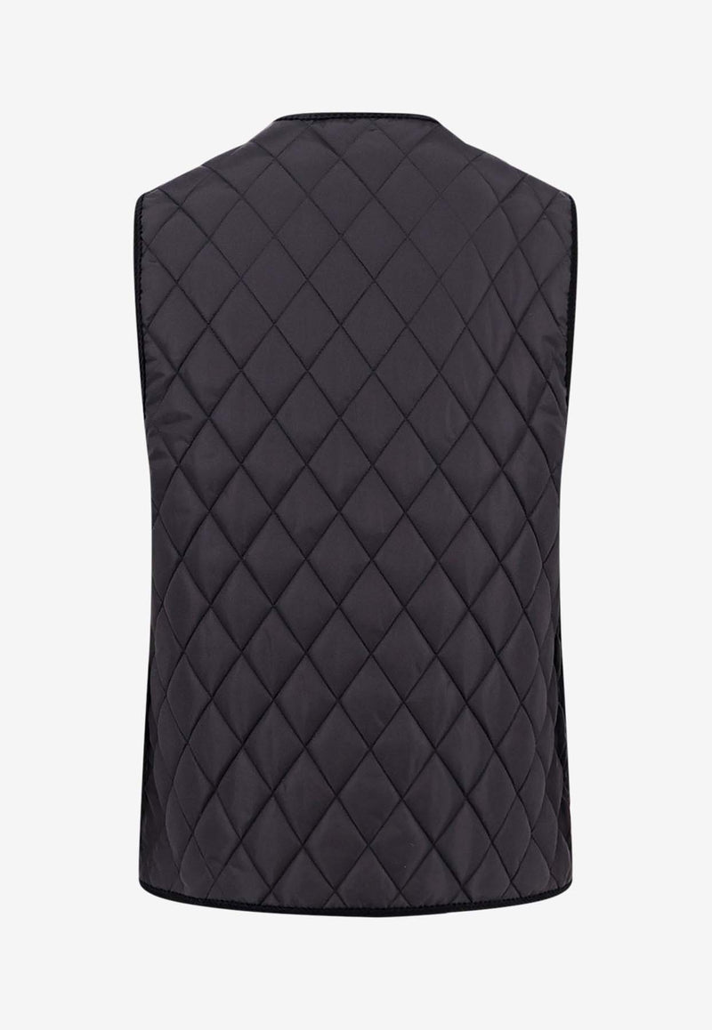 Burberry Tiverton Quilted Nylon Vest Black 8104909_A1189