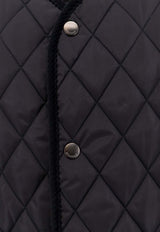 Burberry Tiverton Quilted Nylon Vest Black 8104909_A1189