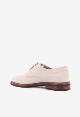 Brunello Cucinelli Suede Derby Shoes Oat MZUNICK771_C8291