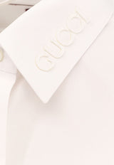 Gucci Oversized Buttoned Shirt White 816061Z7ADR_9000