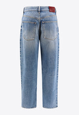 Gucci Washed Straight-Leg Boyfriend Jeans Blue 786815XDC7Q_4009