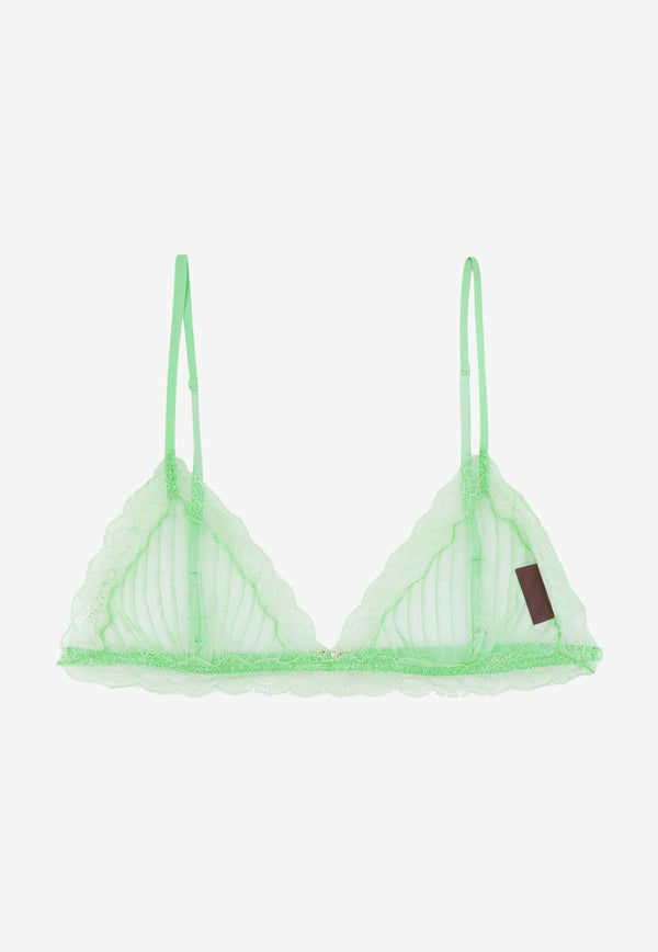 Gucci Lace-Trimmed Silk Bra Green 815575ZHS22_3870