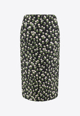 Gucci Floral Jacquard Midi Skirt Multicolor 820425ZASFX_1173