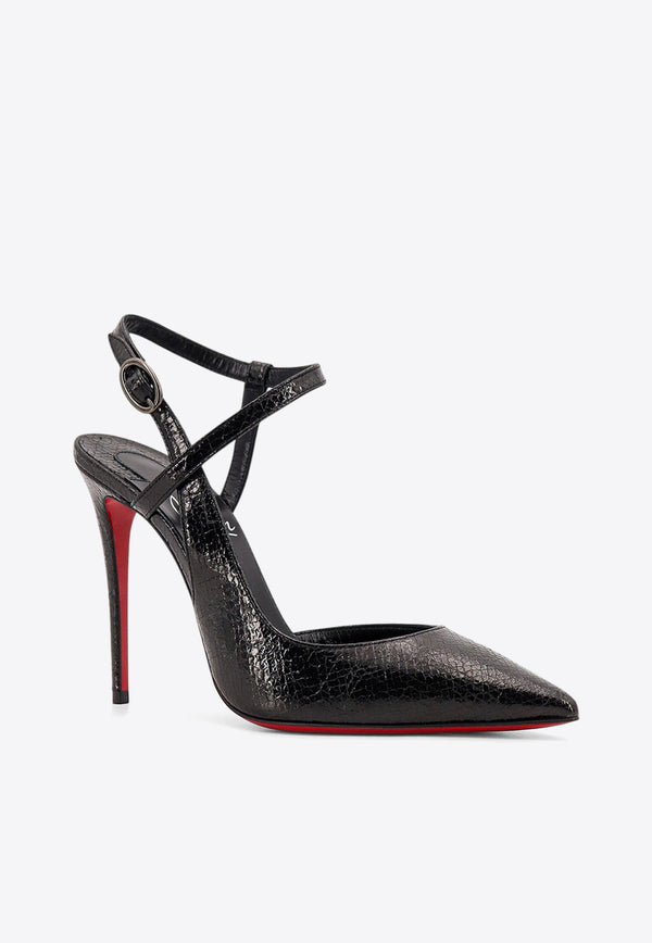 Christian Louboutin Jenlove 100 Calf Leather Pumps Black 1250118_B439