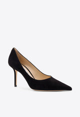 Jimmy Choo Love 85 Suede Pumps Black LOVE85BWJ_BLACK