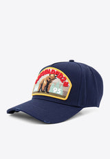 Dsquared2 Logo Patch Baseball Cap Blue BCM087505C00001_3073