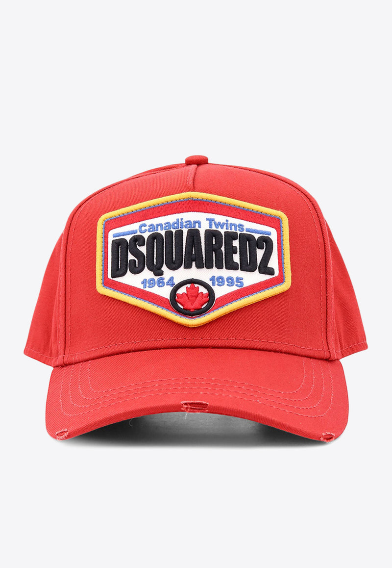 Dsquared2 Logo Patch Baseball Cap Red BCM076305C00001_5096