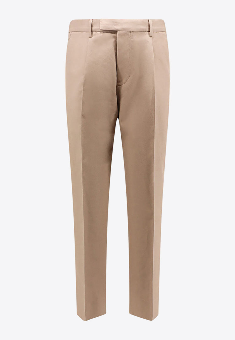 ZEGNA Straight-Leg Tailored Pants Beige UFI05A9TP45_N02