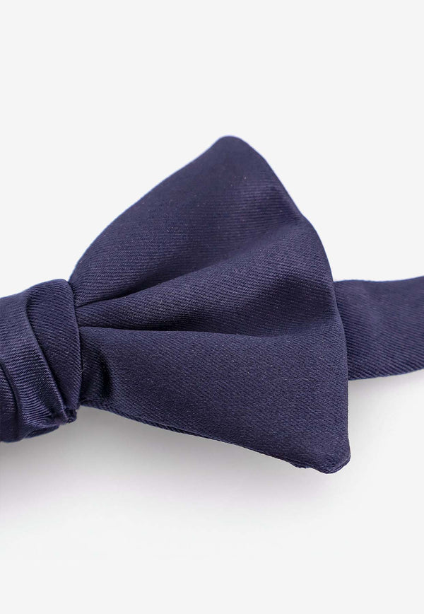 Giorgio Armani Papillon Silk Bow Tie Blue 3600318P998_00036