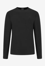 Giorgio Armani Basic Long-Sleeved T-shirt Black 3GST51SJP4Z_UC99