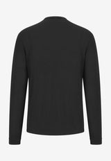 Giorgio Armani Basic Long-Sleeved T-shirt Black 3GST51SJP4Z_UC99