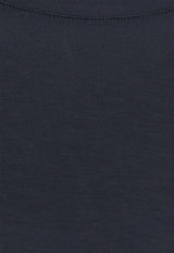 Giorgio Armani Basic Long-Sleeved T-shirt Blue 3GST51SJP4Z_UBSG