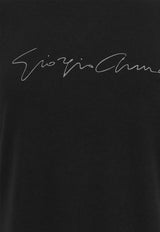 Giorgio Armani Signature Logo T-shirt Black 6GST56SJP4Z_UC99