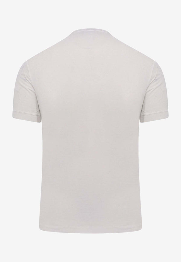 Giorgio Armani Signature Logo T-shirt White 6GST56SJP4Z_U090