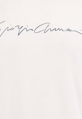 Giorgio Armani Signature Logo T-shirt White 6GST56SJP4Z_U090