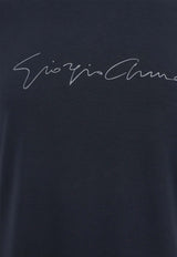 Giorgio Armani Signature Logo T-shirt Blue 6GST56SJP4Z_UBSG