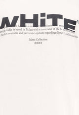 Off-White Split Logo Print T-shirt White OMAA120S25JER00B_0110