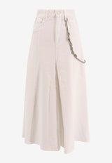 PINKO Hurghada High-Rise Maxi Skirt 104647A2DO_Z04