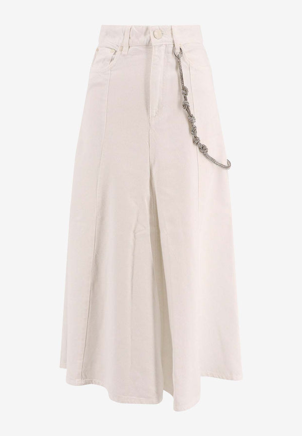 PINKO Hurghada High-Rise Maxi Skirt 104647A2DO_Z04