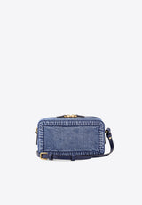 Valentino Alltime Denim Shoulder Bag Blue 6W2P0AI5JXE_YHS