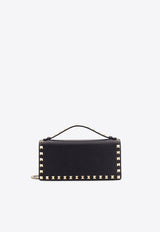 Valentino Rockstud Leather Shoulder Bag Black 6W2P0AK2VSH_0NO