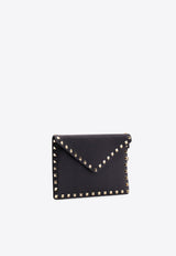 Valentino Rockstud Leather Pouch Black 6W2P0P87VSH_0NO