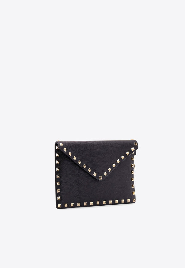 Valentino Rockstud Leather Pouch Black 6W2P0P87VSH_0NO