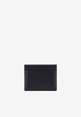 Valentino Rockstud Grained Leather CardholderBlack 6Y2P0V18PDX_0NO