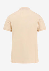 Valentino Embroidered VLogo Polo T-shirt Beige 6V3MH03UAQ7_581